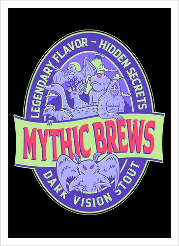 Mythic Brews - Dark Stout Vision for Beer lovers