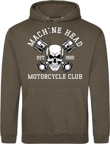 Machine Head Motorcycle Club Retro Art