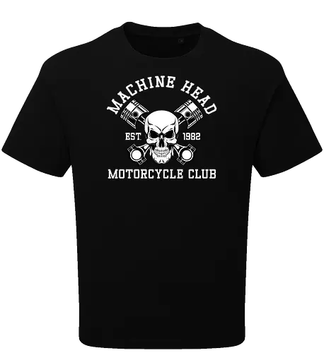 Machine Head Motorcycle Club Retro Art