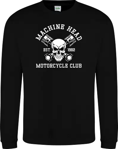 Machine Head Motorcycle Club Retro Art