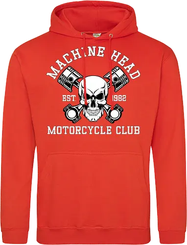 Machine Head Motorcycle Club Retro Art