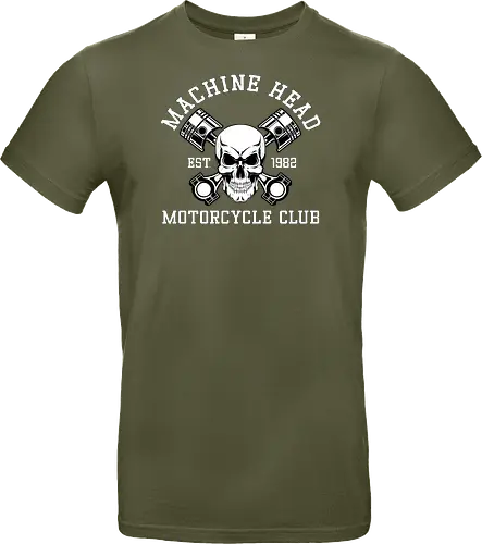 Machine Head Motorcycle Club Retro Art