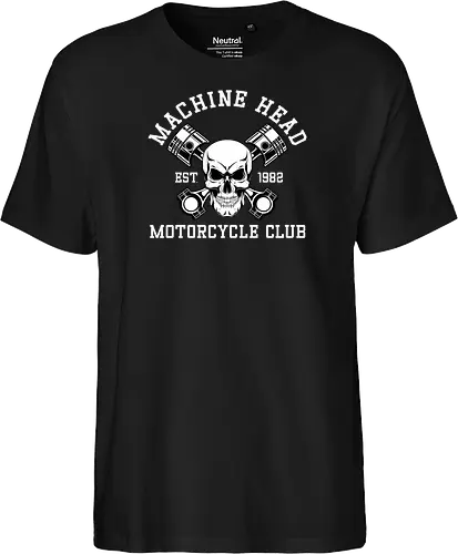 Machine Head Motorcycle Club Retro Art
