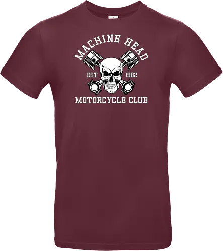 Machine Head Motorcycle Club Retro Art