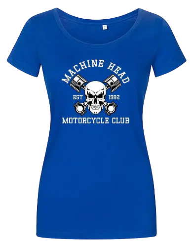 Machine Head Motorcycle Club Retro Art