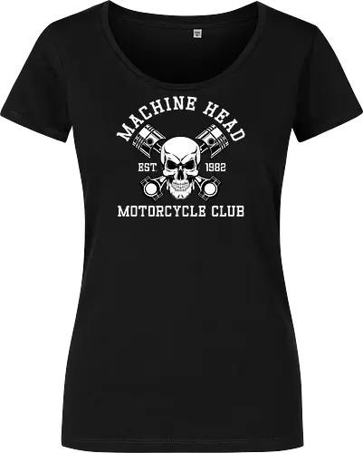 Machine Head Motorcycle Club Retro Art