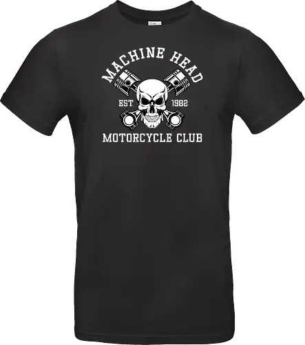 Machine Head Motorcycle Club Retro Art