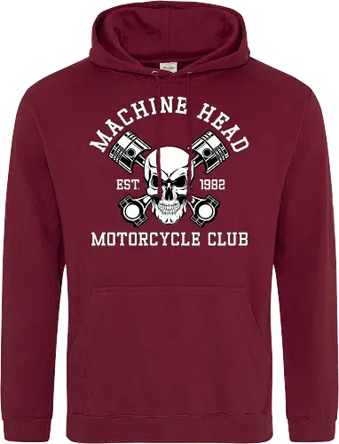 Machine Head Motorcycle Club Retro Art