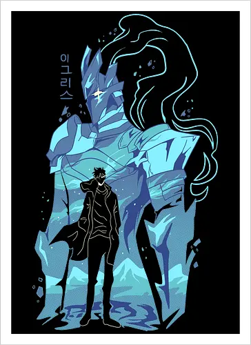 The shadow igris - solo leveling - Artprint