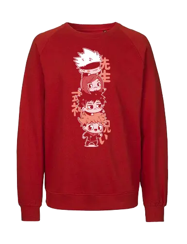 Jutsu friends - Jujutsu, kaisen, anime, sukuna - Fairtrade Sweatshirt