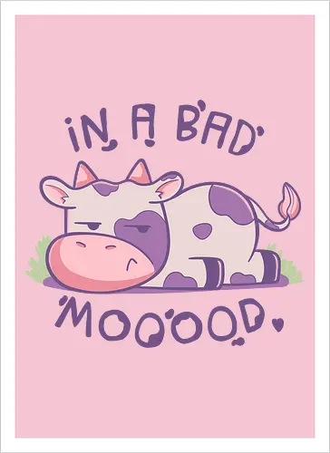 In a bad mooods