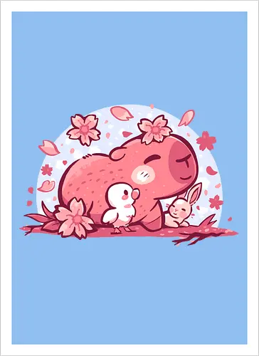 Pink Spring Friends