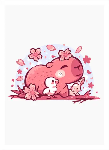 Pink Spring Friends