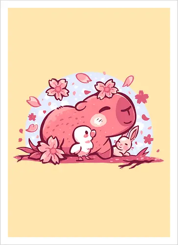 Pink Spring Friends