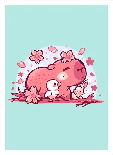 Pink Spring Friends