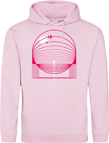 Exploring Stars - space, rocket ship, space ship, mars, planets, solar system, minimal - Standard Hoodie