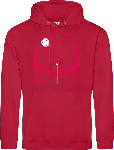 Exploring Stars - space, rocket ship, space ship, mars, planets, solar system, minimal - Standard Hoodie
