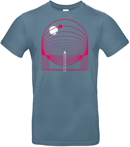 Exploring Stars - space, rocket ship, space ship, mars, planets, solar system, minimal - Standard T-Shirt