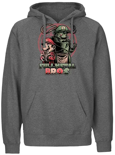Anime Game Brothers - Edward, Anime, Manga, Rpg, Fantasy, Alchemist, alchemy, Military, Adventure, Soldier, Bros, brothers, Funny, Fun - Fairtrade Hoodie