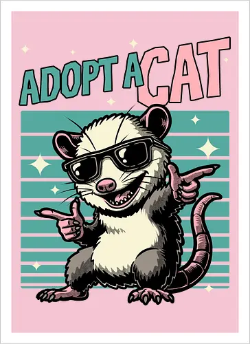 Possum Adopt a Cat