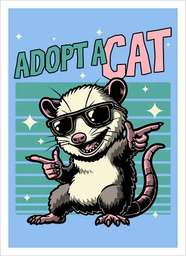 Possum Adopt a Cat