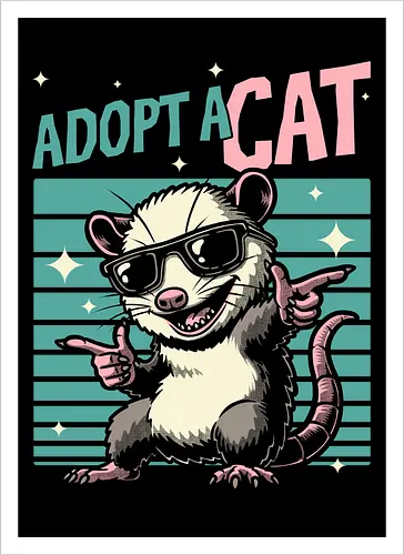 Possum Adopt a Cat