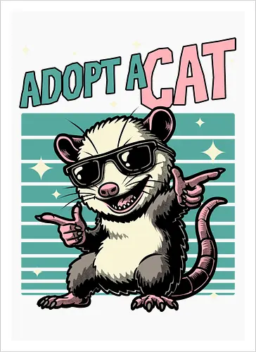 Possum Adopt a Cat