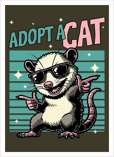 Possum Adopt a Cat