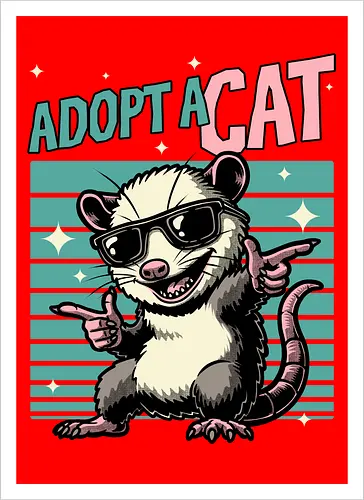 Possum Adopt a Cat
