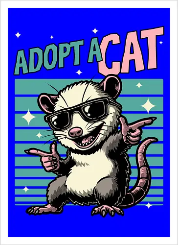 Possum Adopt a Cat