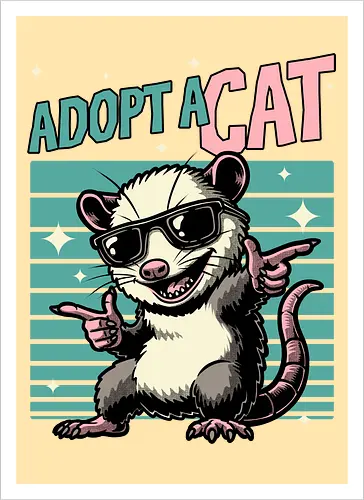 Possum Adopt a Cat