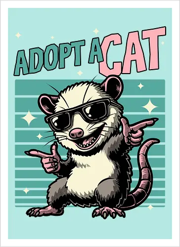 Possum Adopt a Cat