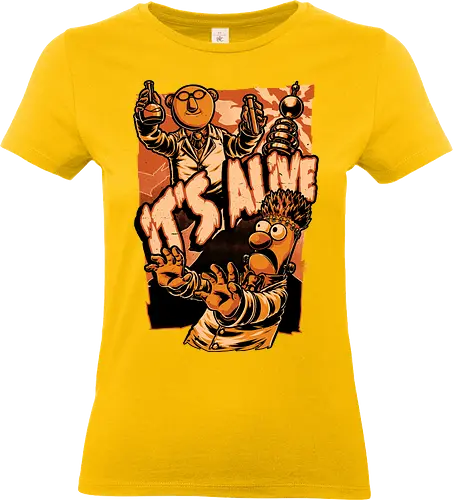 Puppet Science Horror - puppet, science, horror, fun, funny, cool, alive, sci-fi, science fiction, tv show, classic, mashup, monster, Frankenstein, electric - Standard T-Shirt (Women)