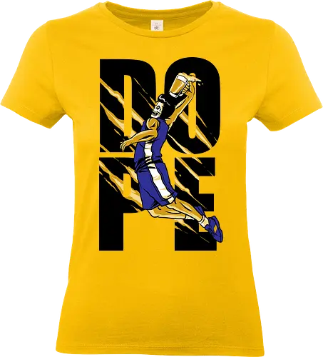 beer dunk  - beer, dunk, skull, basketball, sport, slamdunk, cool - Standard T-Shirt (Women)