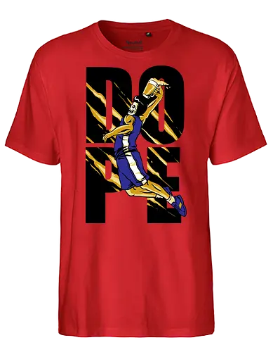 beer dunk  - beer, dunk, skull, basketball, sport, slamdunk, cool - Fairtrade T-Shirt