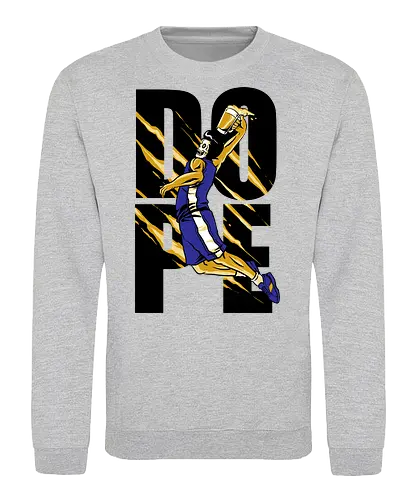 beer dunk  - beer, dunk, skull, basketball, sport, slamdunk, cool - Sweatshirt