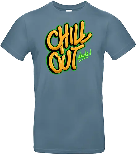 chill out  - textart, typography, calligraphy, cool, font, chill, relax - Standard T-Shirt