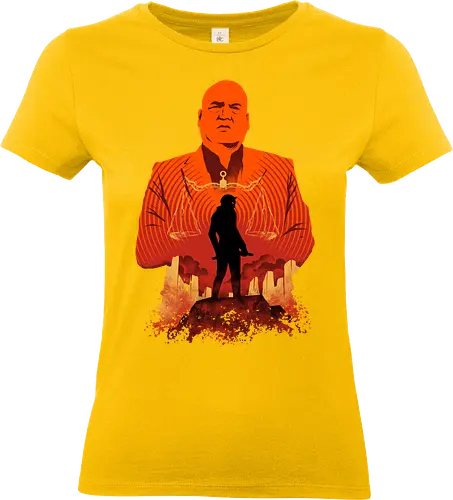 devil of hell - superhero, kingpin, cool, daredevil, antihero, lawyer, shillouete, devil - Standard T-Shirt (Women)