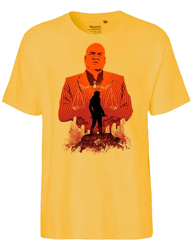 devil of hell - superhero, kingpin, cool, daredevil, antihero, lawyer, shillouete, devil - Fairtrade T-Shirt