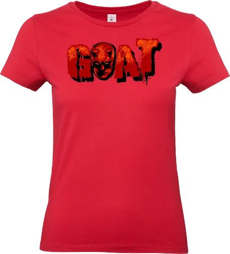 goat - superhero, kingpin, cool, daredevil, antihero, lawyer, shillouete, devil - Standard T-Shirt (Women)
