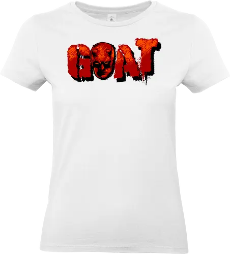 goat - superhero, kingpin, cool, daredevil, antihero, lawyer, shillouete, devil - Standard T-Shirt (Women)
