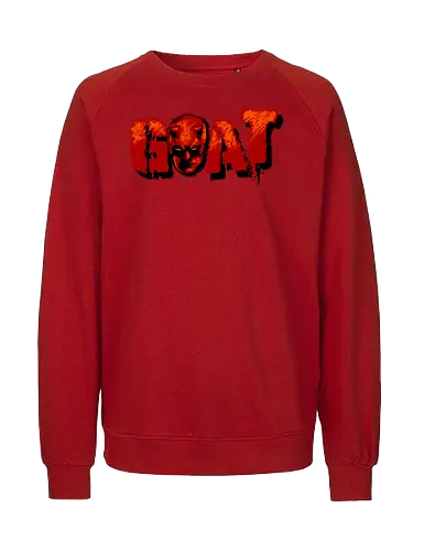 goat - superhero, kingpin, cool, daredevil, antihero, lawyer, shillouete, devil - Fairtrade Sweatshirt