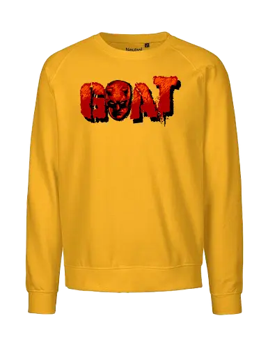goat - superhero, kingpin, cool, daredevil, antihero, lawyer, shillouete, devil - Fairtrade Sweatshirt