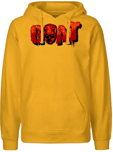 goat - superhero, kingpin, cool, daredevil, antihero, lawyer, shillouete, devil - Fairtrade Hoodie