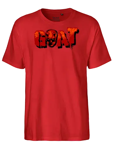 goat - superhero, kingpin, cool, daredevil, antihero, lawyer, shillouete, devil - Fairtrade T-Shirt