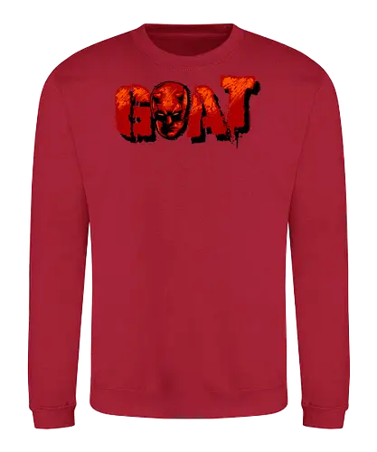 goat - superhero, kingpin, cool, daredevil, antihero, lawyer, shillouete, devil - Sweatshirt
