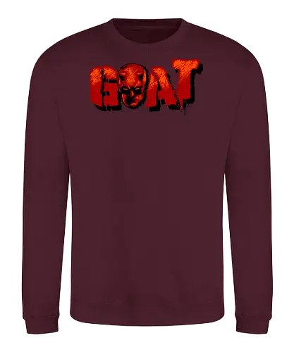 goat - superhero, kingpin, cool, daredevil, antihero, lawyer, shillouete, devil - Sweatshirt