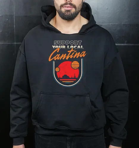 Support Your Local Cantina - Sci-Fi Retro Bar 