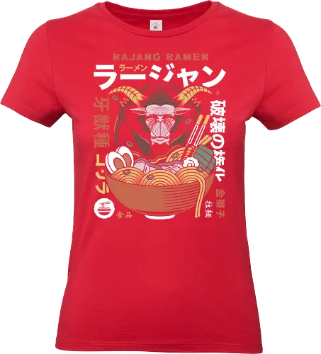 Rajang Ramen - monster, hunting, gamer, gaming, video games, furious rajang, iceborne, wyvern, felyne, pickle, hunter monster world, game, coffee, gamer, gaming, video games, hunter, monster rise, monster wilds - Standard T-Shirt (Women)
