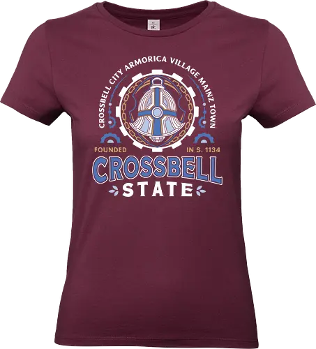 Crossbell State Crest - trails in the sky, legend of heroes, ys, crossbell, gamer, gaming, video game, trails to azure, tio plato, mishy, bracer guild, thors military academy, trails from zero, trails into reverie, trails of cold steel - Standard T-Shirt (Women)